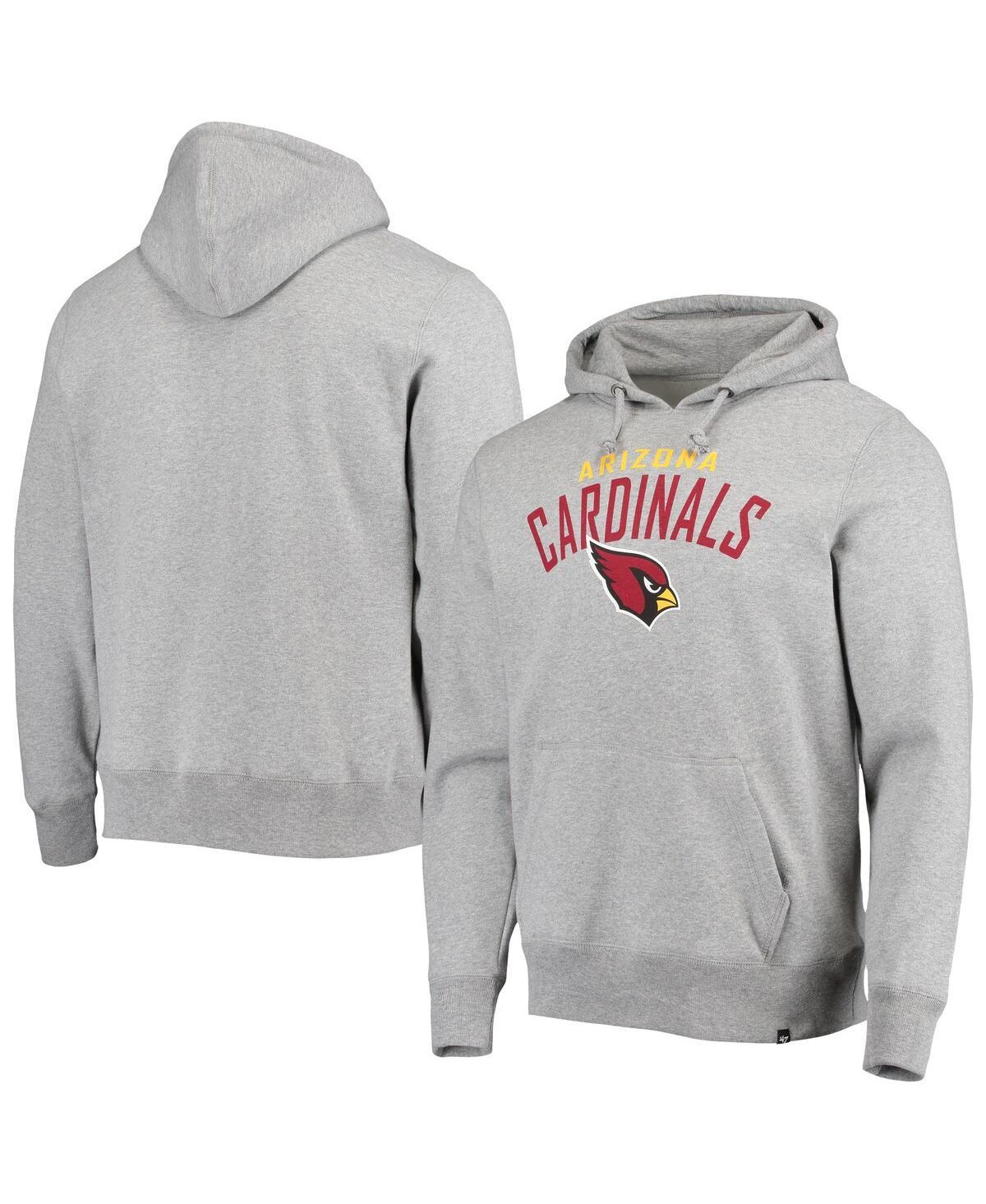 Mens 47 Heathered Gray Arizona Cardinals Outrush Headline Pullover Hoodie Product Image