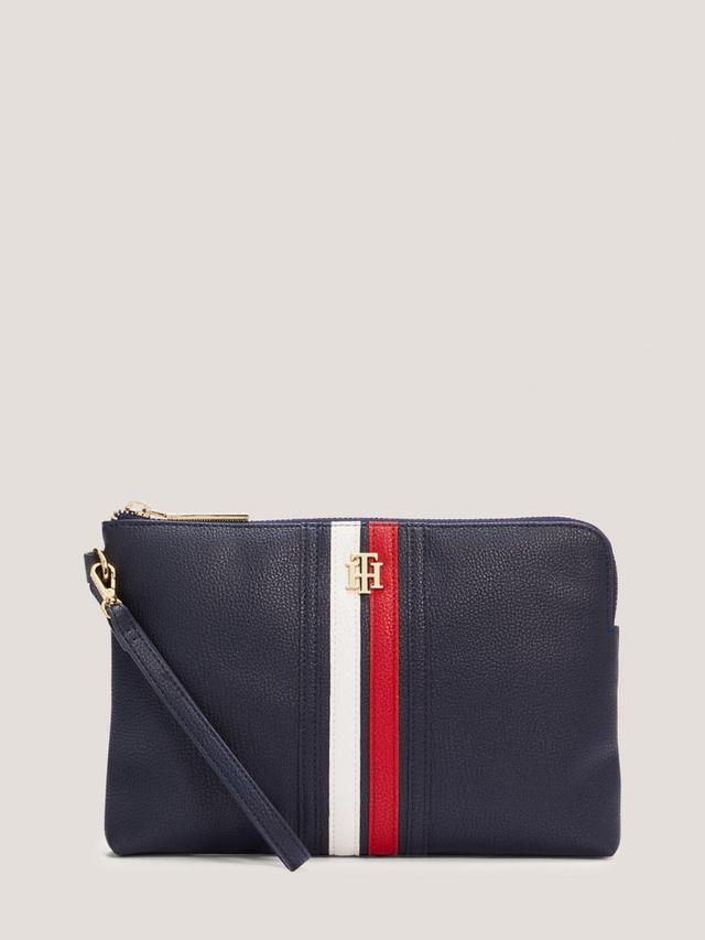 Tommy Hilfiger Women's TH Logo Stripe Wristlet Product Image