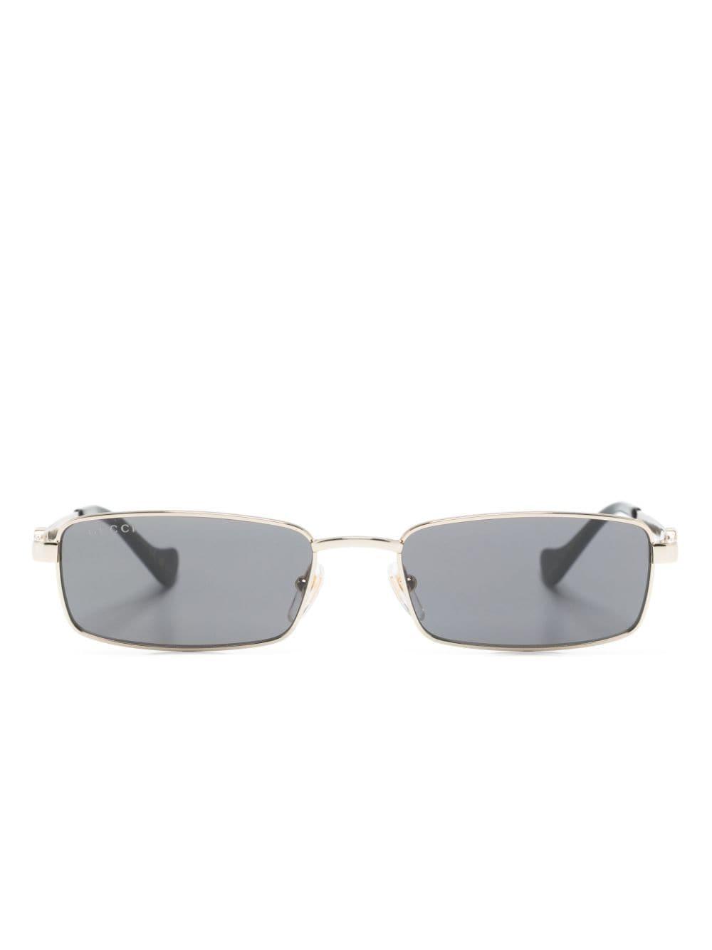 Rectangle-frame Sunglasses In Black product image