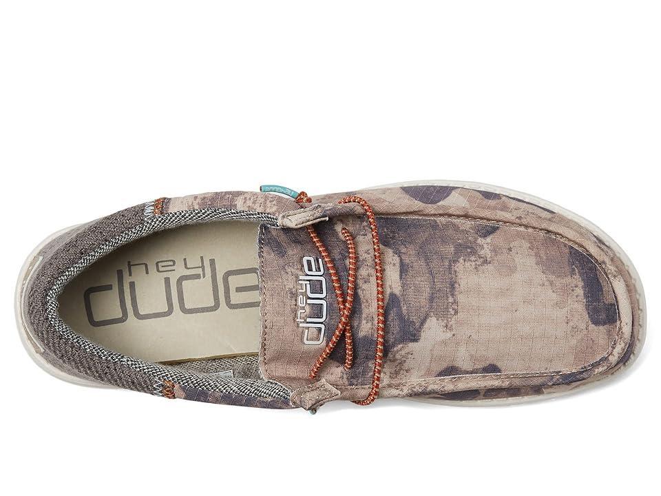 Hey Dude Wally Funk (Sage Camo) Men's Shoes Product Image