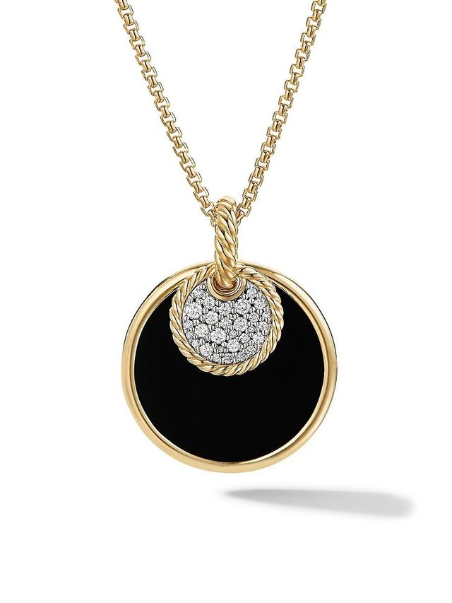 Womens Elements Convertible Pendant Necklace in 18K Yellow Gold Product Image