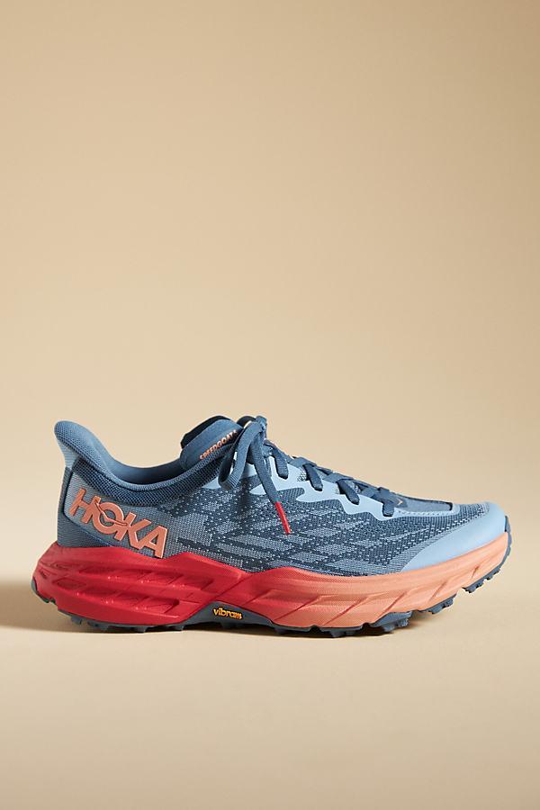 Hoka Speedgoat 5 (Real Teal/Papaya) Women's Shoes Product Image