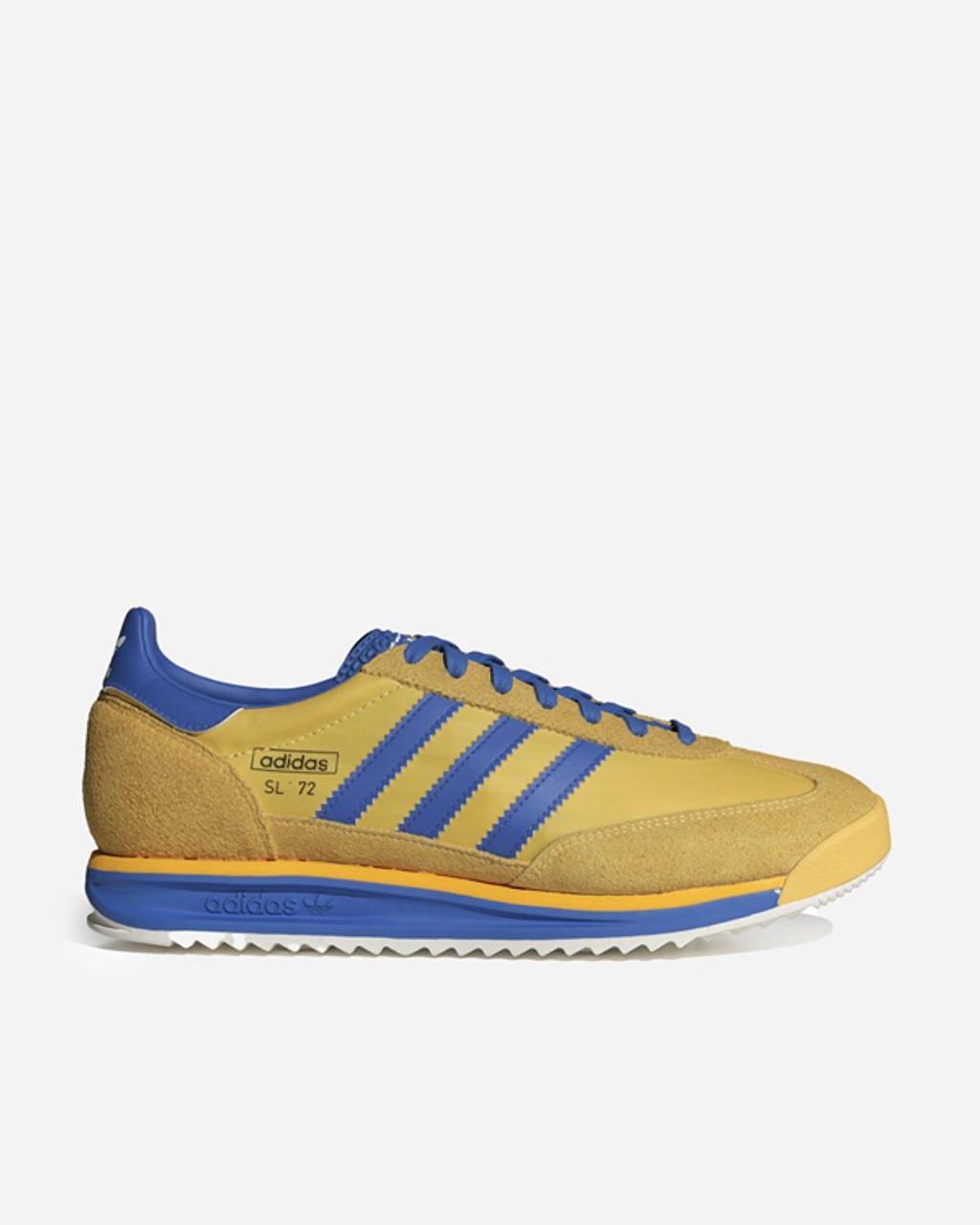 ADIDAS ORIGINALS Gender Inclusive Sl 72 Rs Sneaker In Core White/bright Royal/utility Yellow Product Image