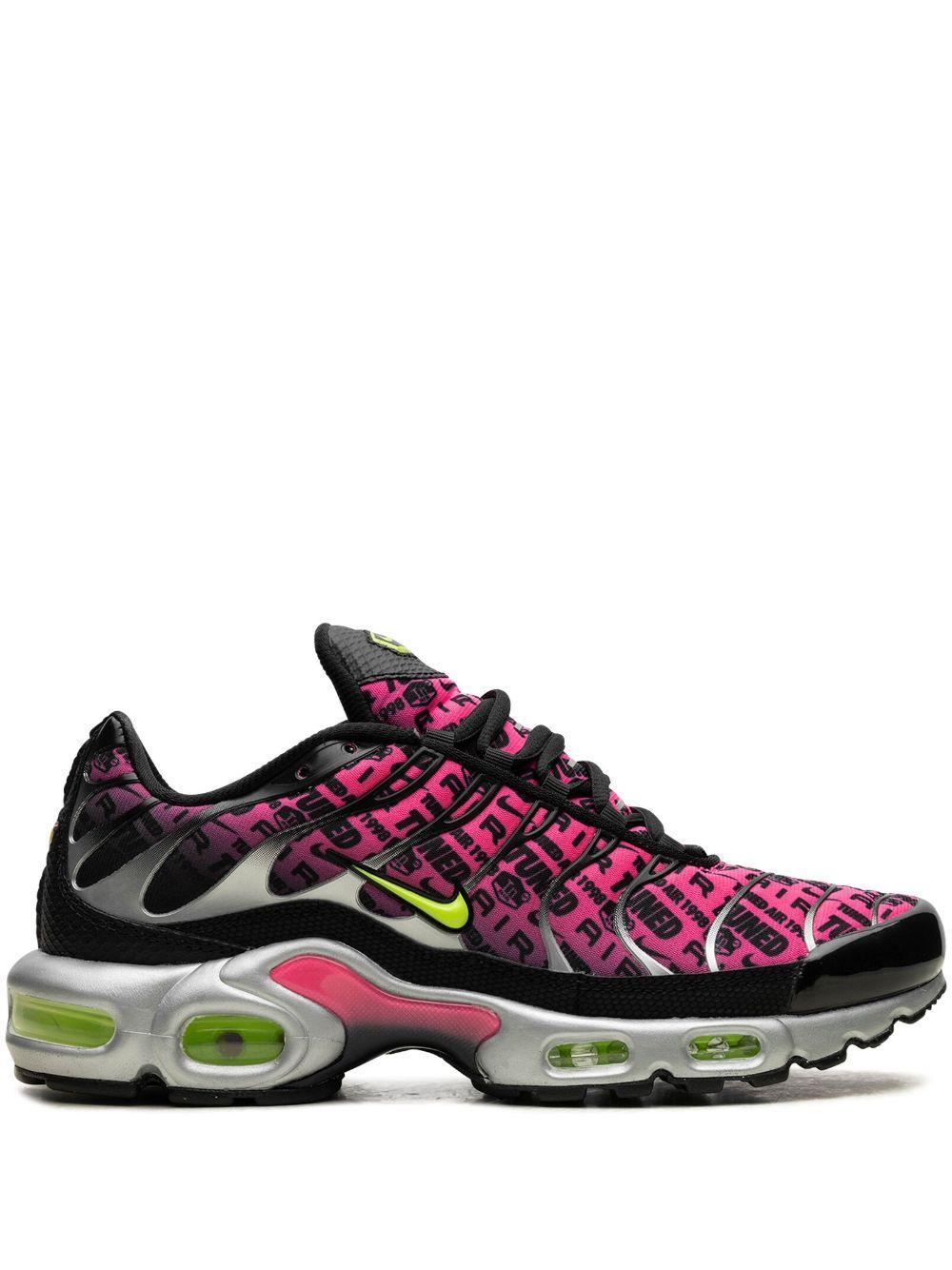 NIKE Mens  Air Max Plus Mer In Black/volt/hyper Pink Product Image