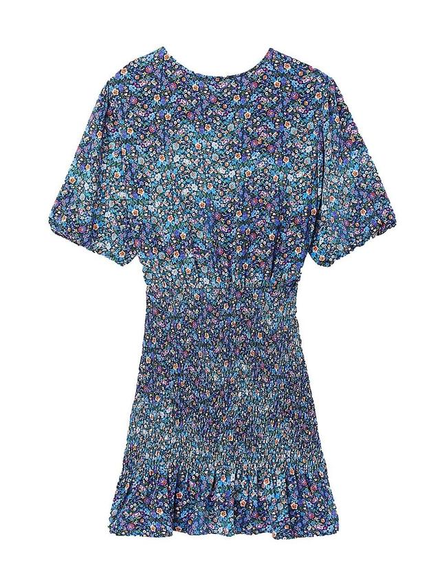 Womens Short Dress with Floral Print Product Image