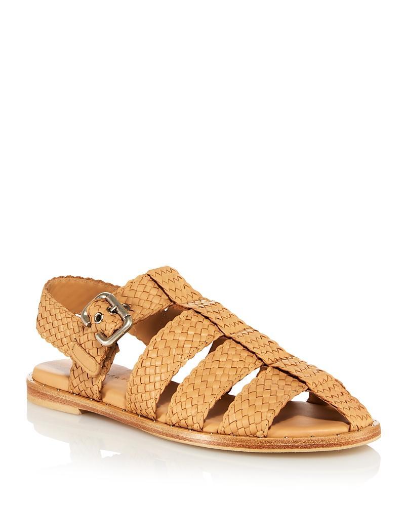 Freda Salvador Womens Millie Woven Leather Fisherman Sandals Product Image