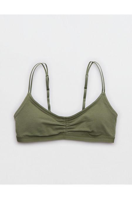 Superchill Cotton Ruched Bralette Women's Product Image