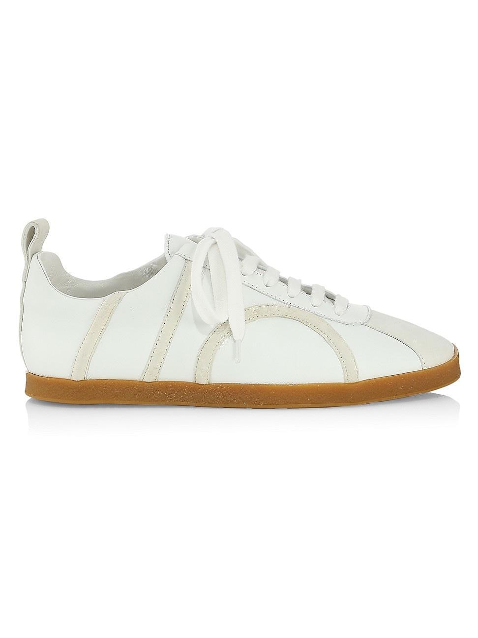 Womens The Leather Sneakers Product Image