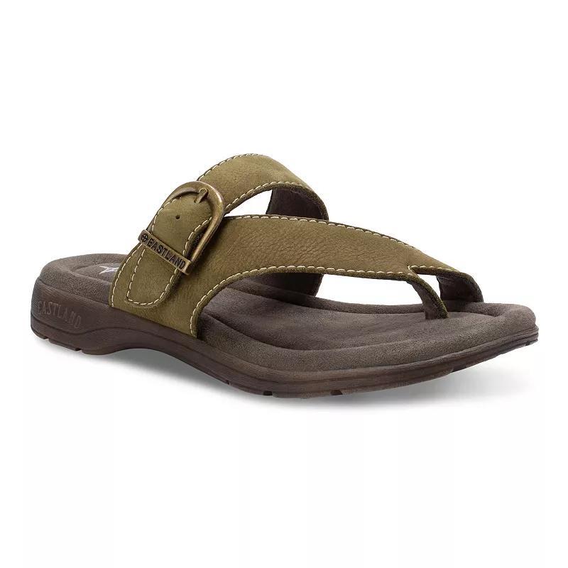 Eastland Laurel Womens Thong Sandals Green Product Image