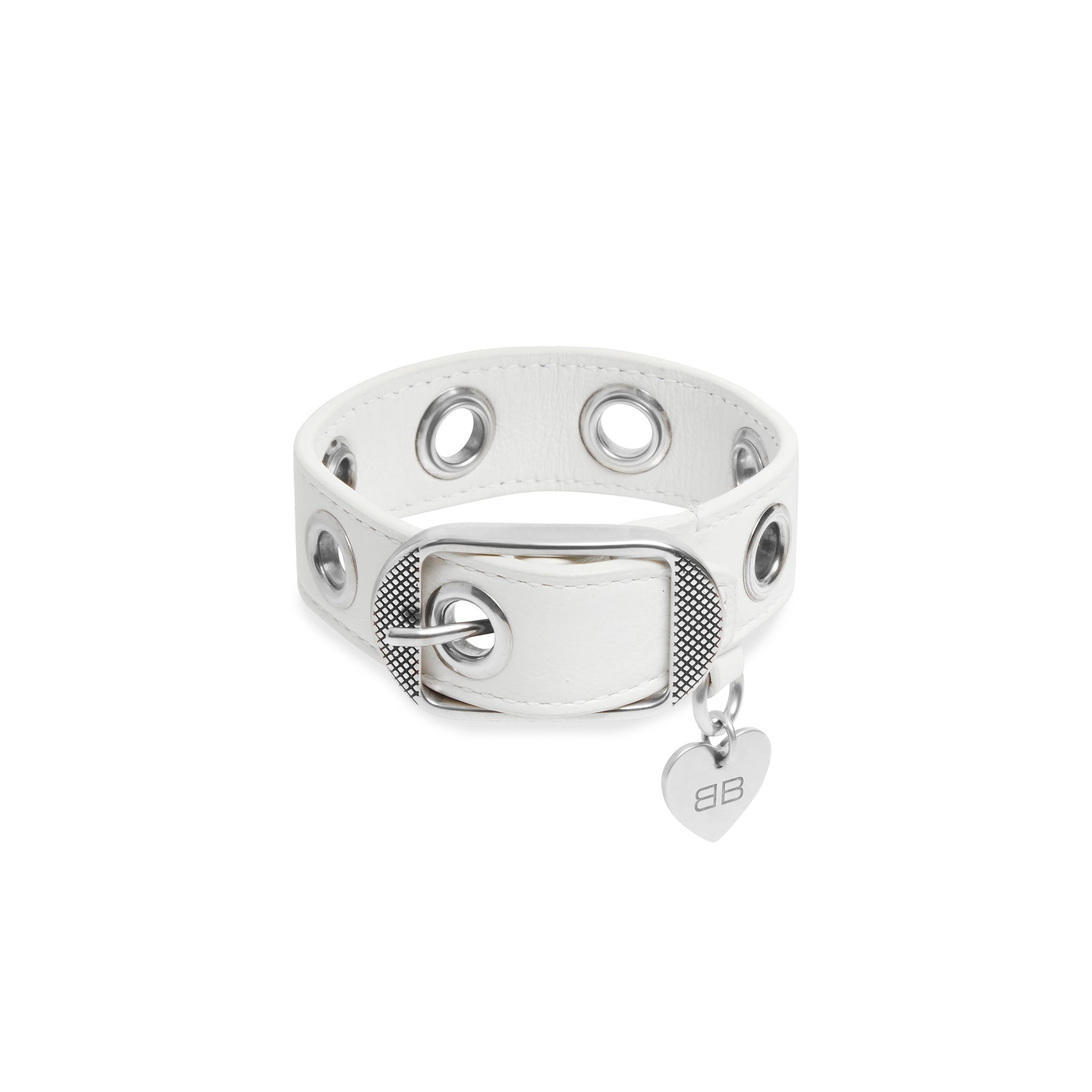 Women's Cagole Bracelet in White Product Image