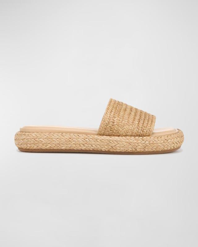 Eva Raffia Easy Slide Sandals Product Image