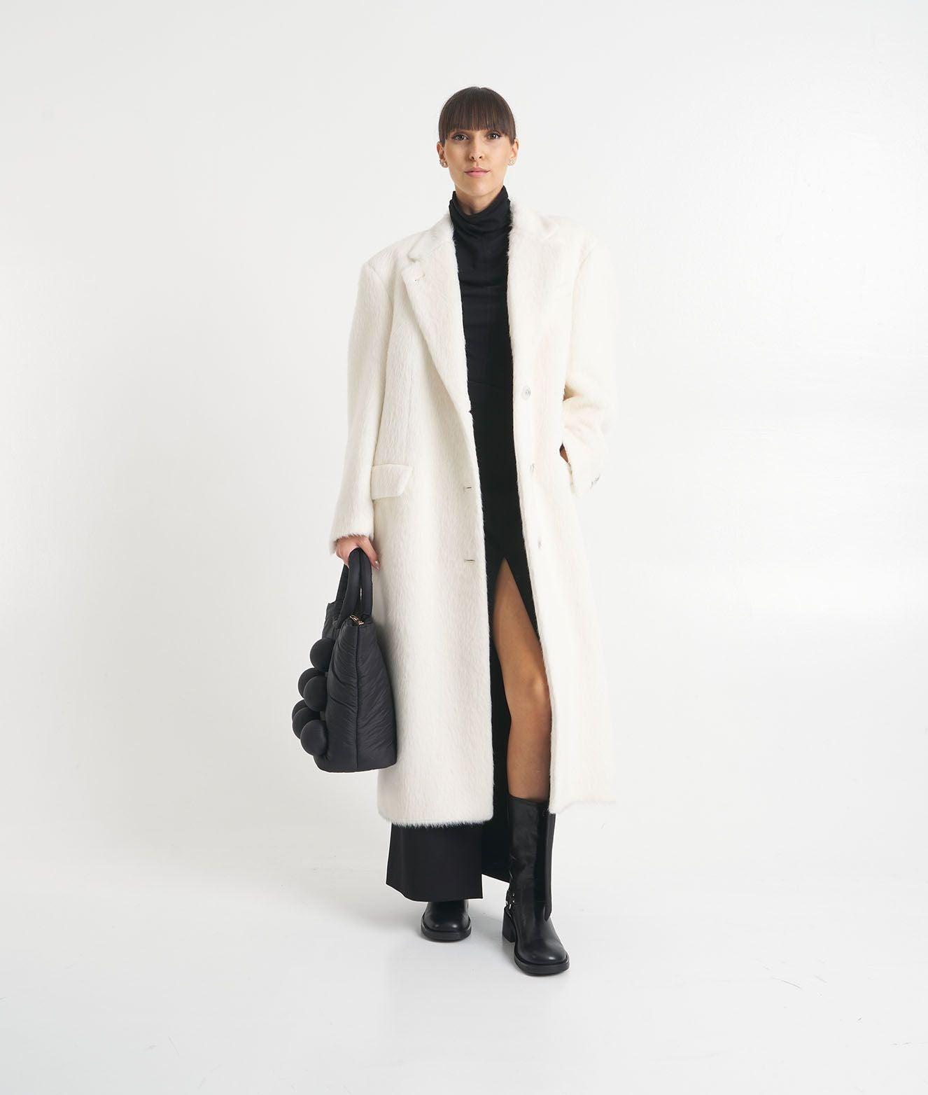 Coat 'Bisceglie' in alpaca wool blend Product Image