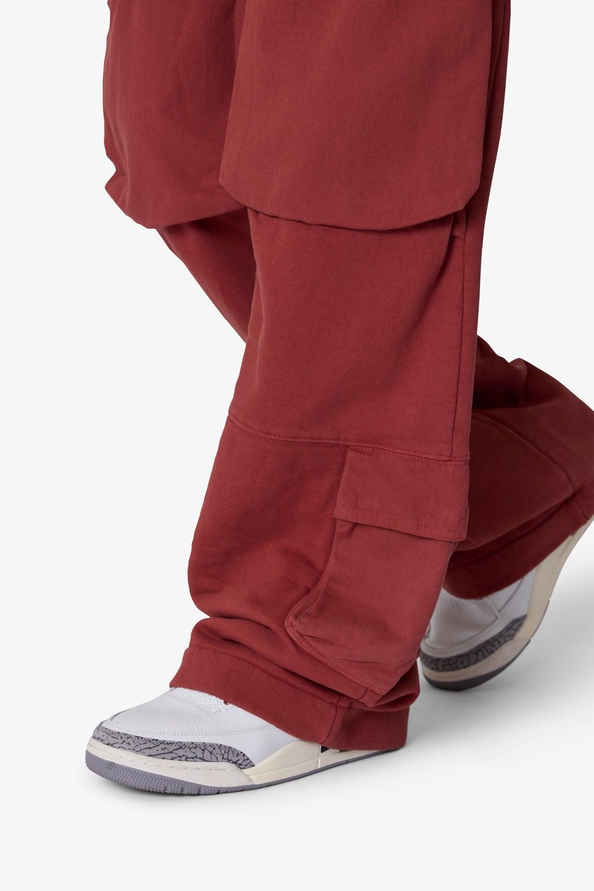 Front Cargo Sweatpants - Rust Product Image