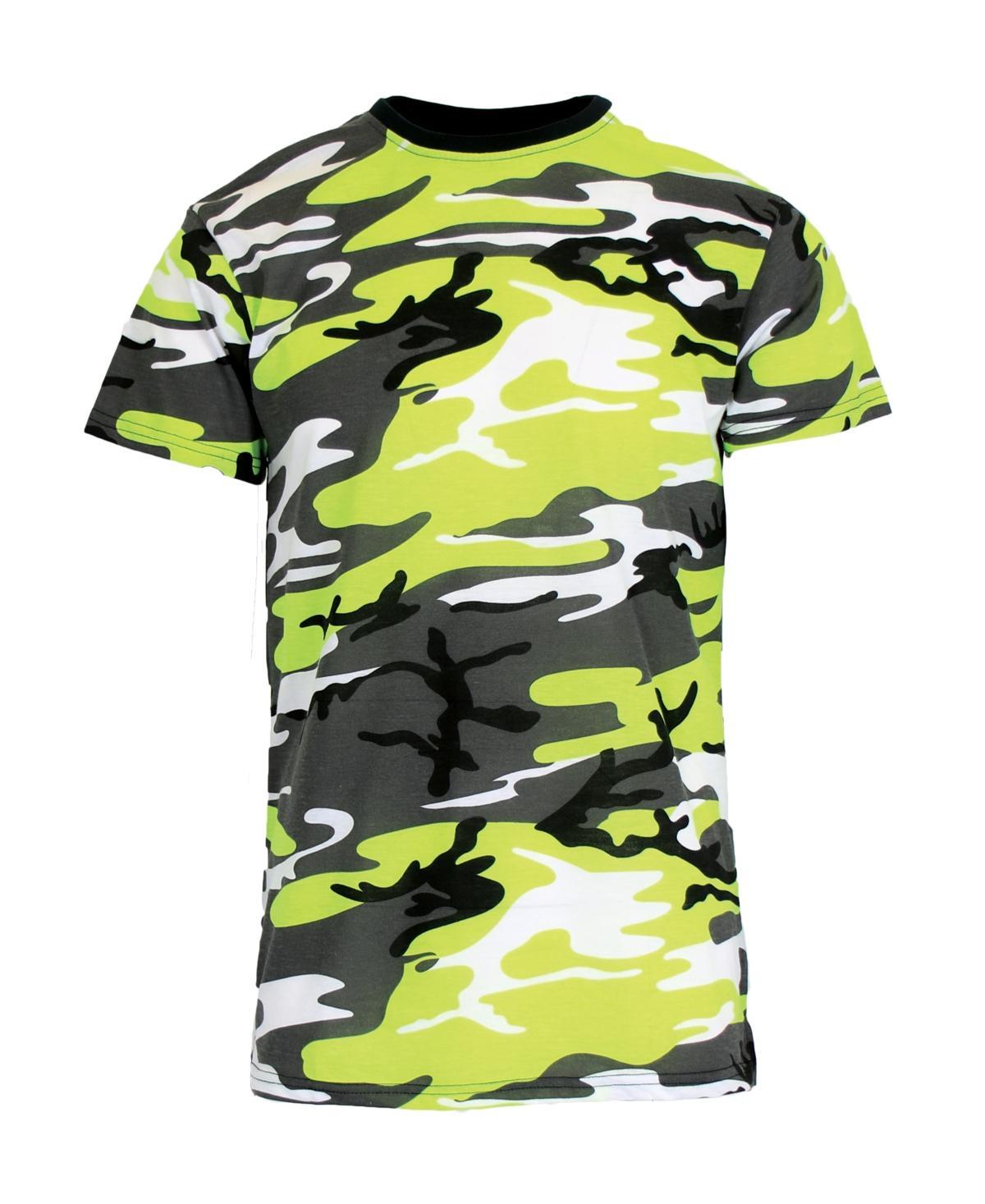 Galaxy By Harvic Mens Camo Printed Short Sleeve Crew Neck T-shirt Product Image