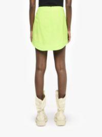 CURVED HEM MINI SKIRT in green | JW Anderson US  Product Image