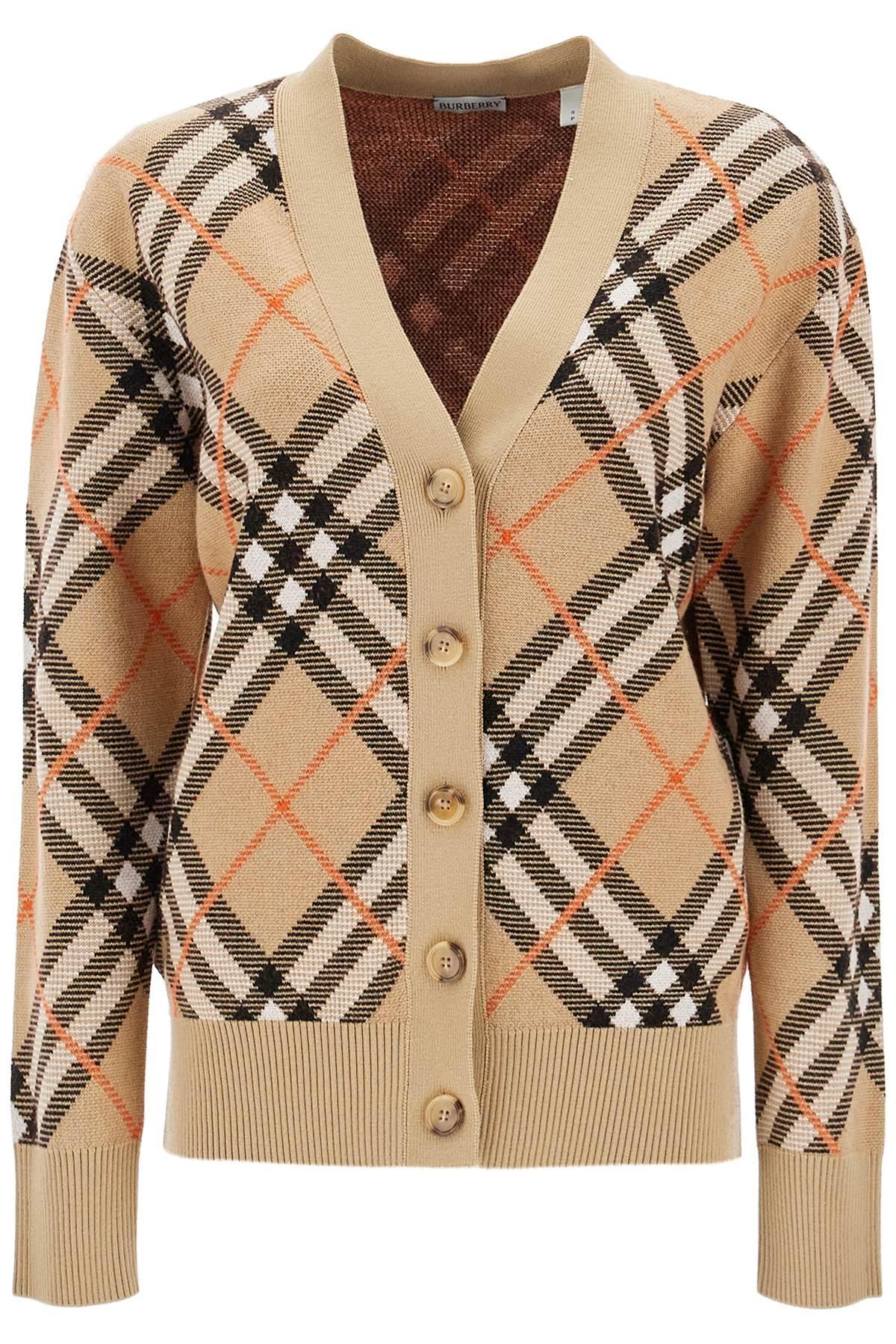 BURBERRY Oversized Checkered In Neutral Product Image