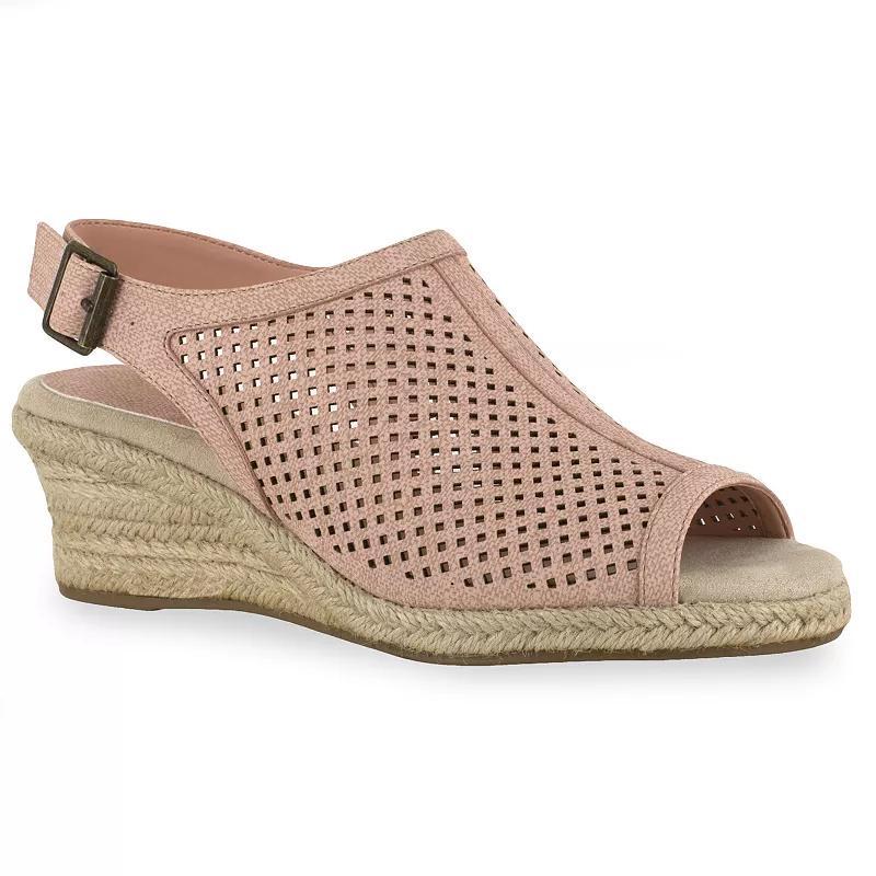 Easy Street Stacy Wedge Sandals Product Image