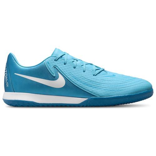 Nike Mens Nike Phantom GX II Academy IC - Mens Soccer Shoes Blue Fury/White Product Image