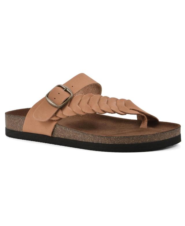 White Mountain Womens Happier Footbeds Sandals - Brown Product Image