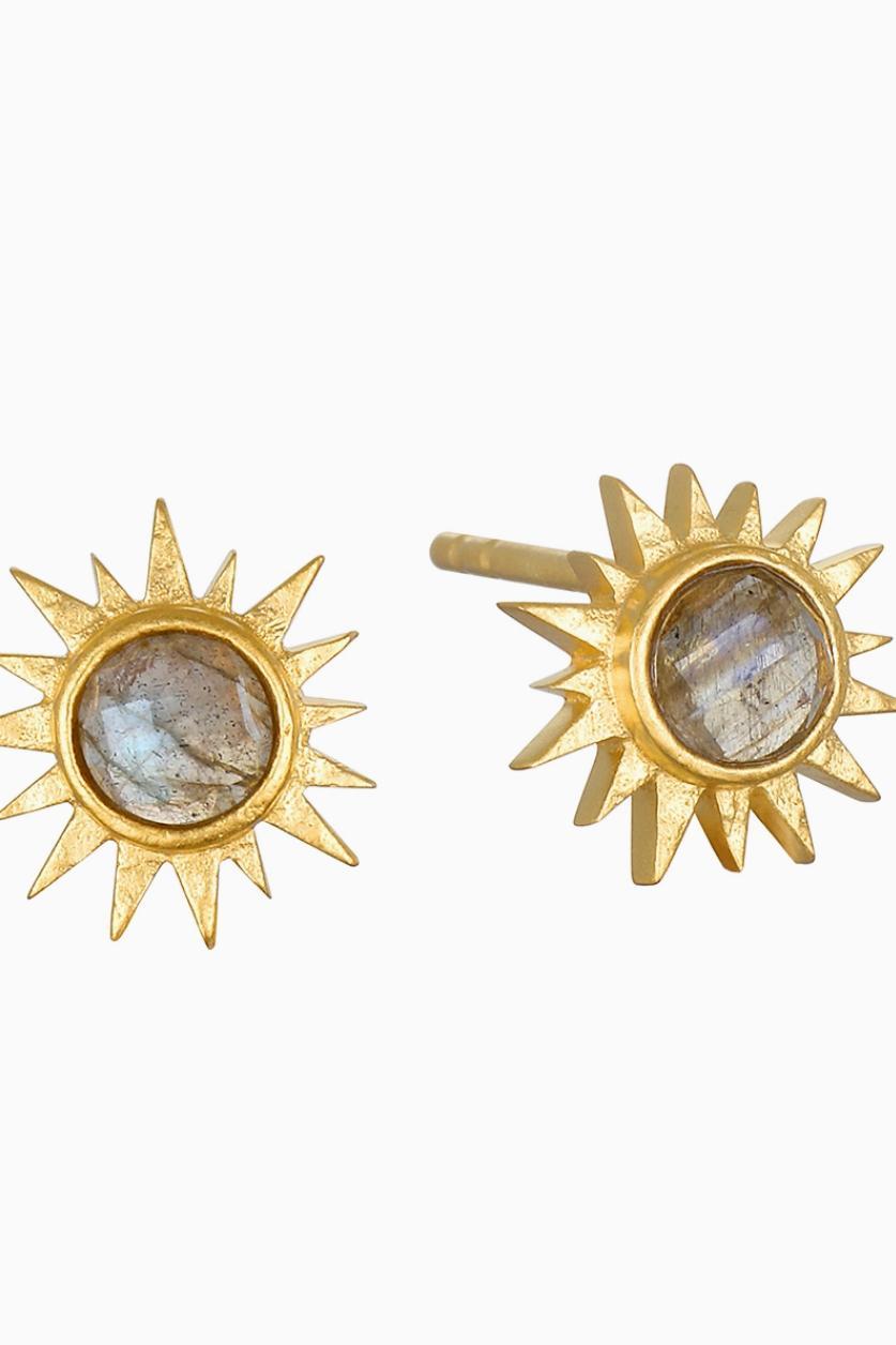 Sunburst Stud Earrings Product Image