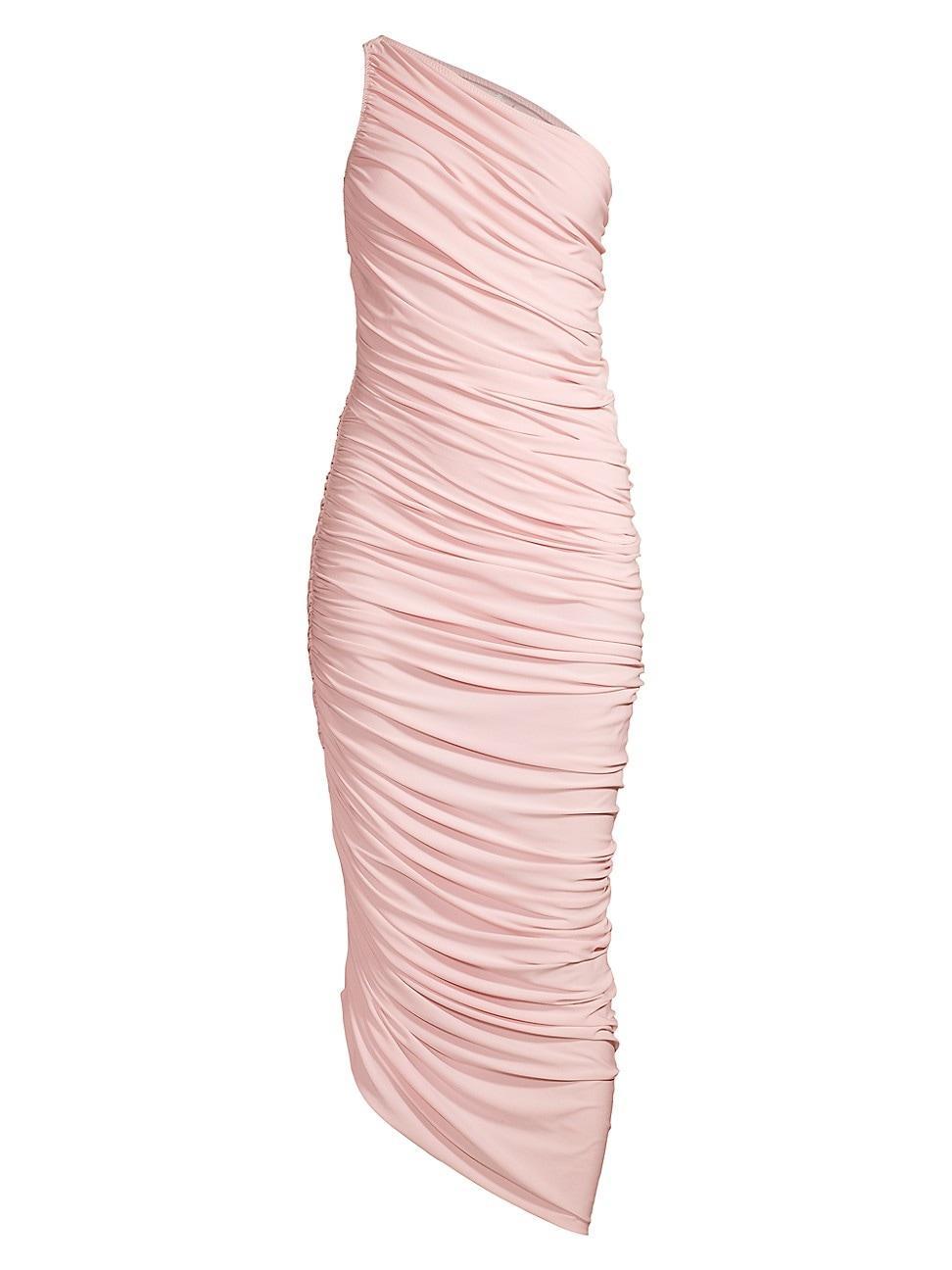 Womens Diana Ruched One-Shoulder Gown Product Image