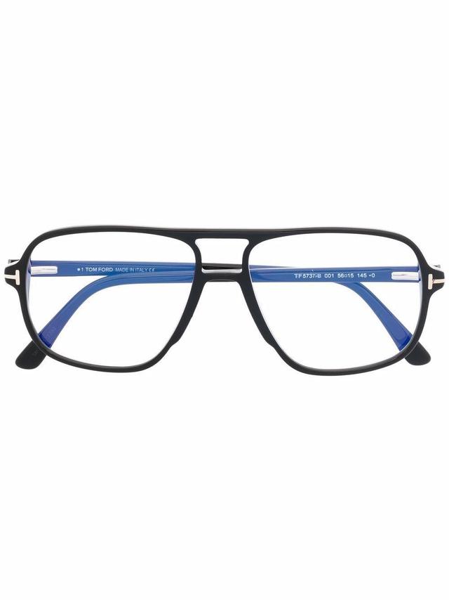 Square-frame Glasses In Black Product Image