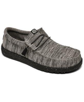 Hey Dude Mens Wally Sport Knit Casual Slip-On Moccasin Sneakers from Finish Line Product Image