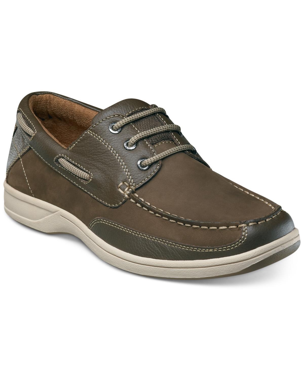 Florsheim Lakeside Ox Boat Shoe (Stone Crazy Horse) Men's Shoes Product Image