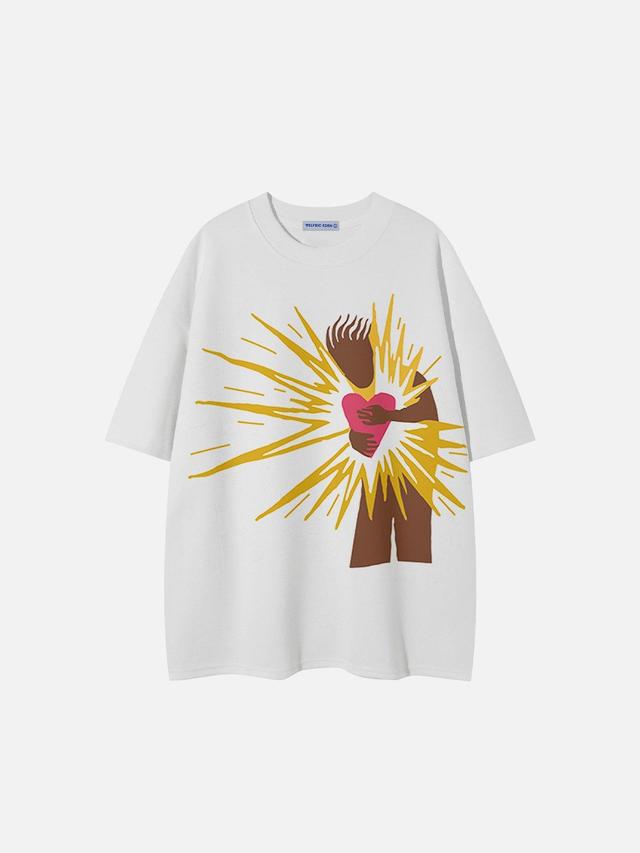 Aelfric Eden Hug Heart Print Tee Product Image