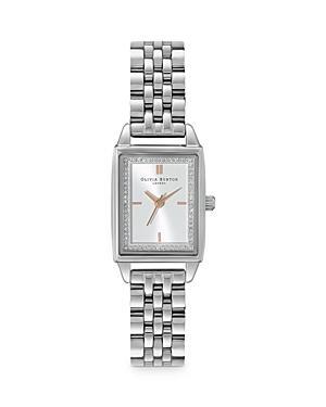 Olivia Burton Classics Rectangular Mesh Strap Watch, 20mm Product Image