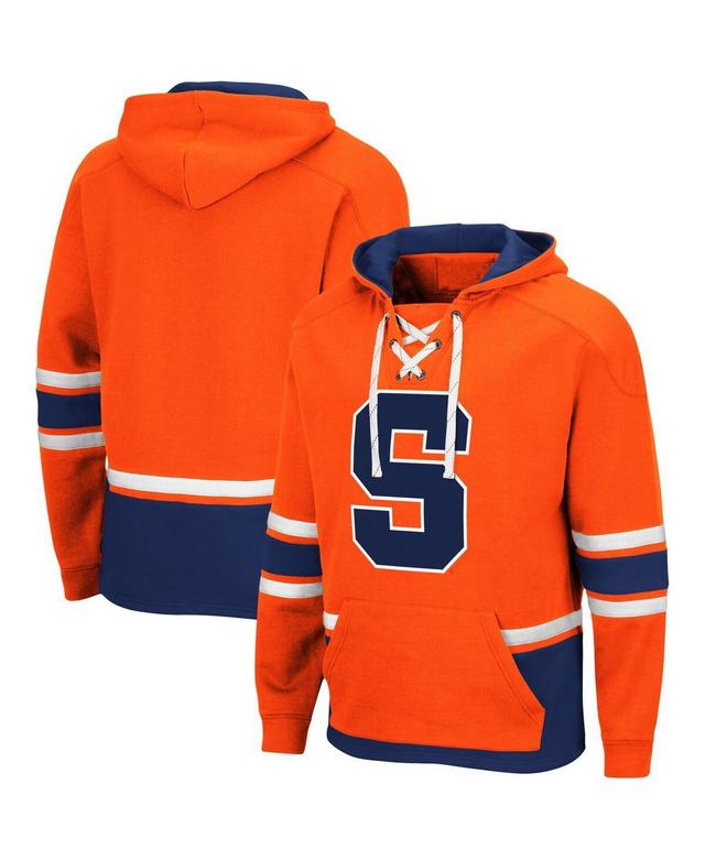 Mens Colosseum Orange Syracuse Orange Lace Up 3.0 Pullover Hoodie Product Image