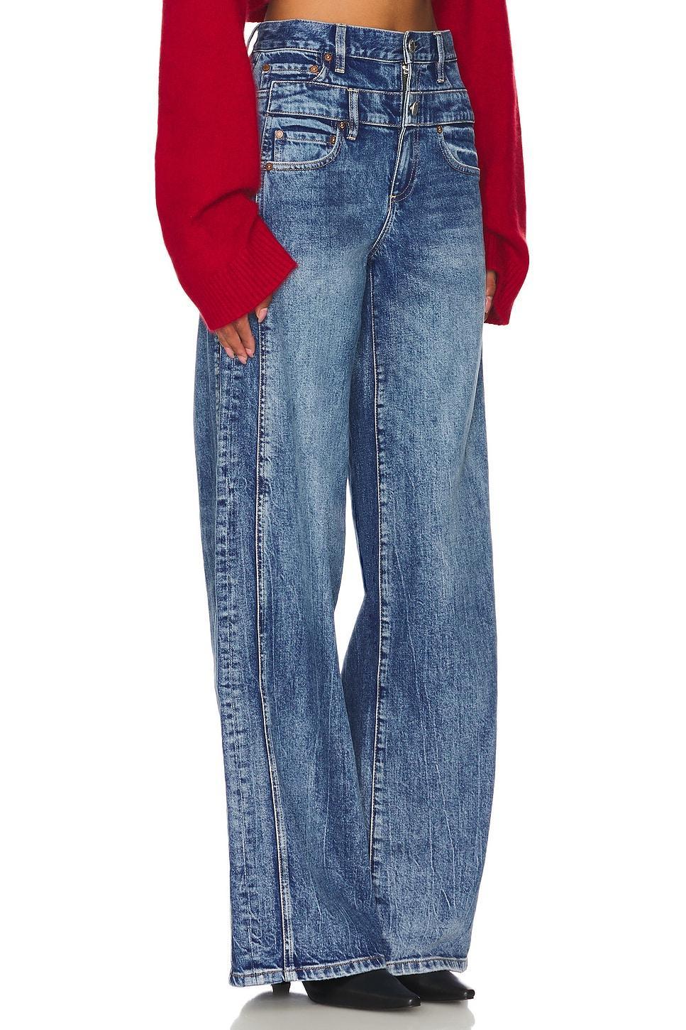 High Rise Waistband Jean Alice + Olivia Product Image