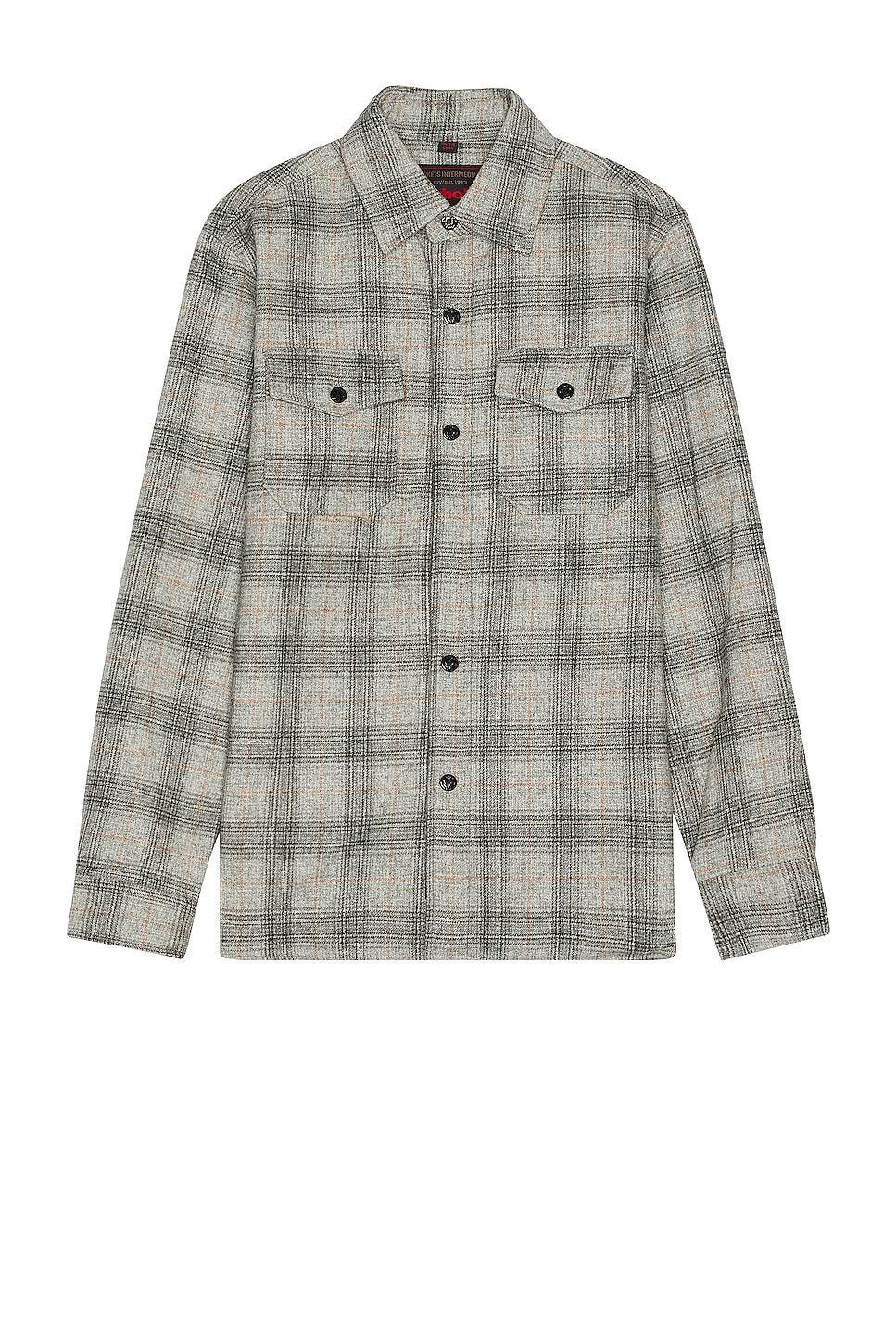 Schott Nyc Plaid Cpo Shirt Size L, M. Product Image