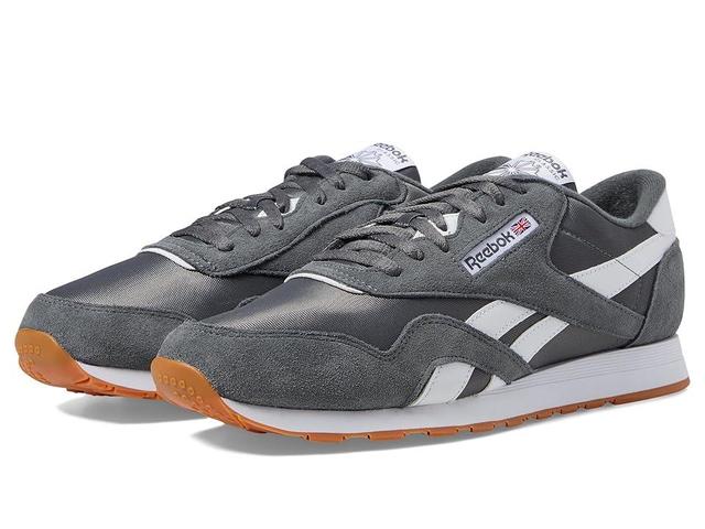 Reebok Lifestyle Classic Nylon (Grey 5/Grey 5/White) Men's Shoes Product Image