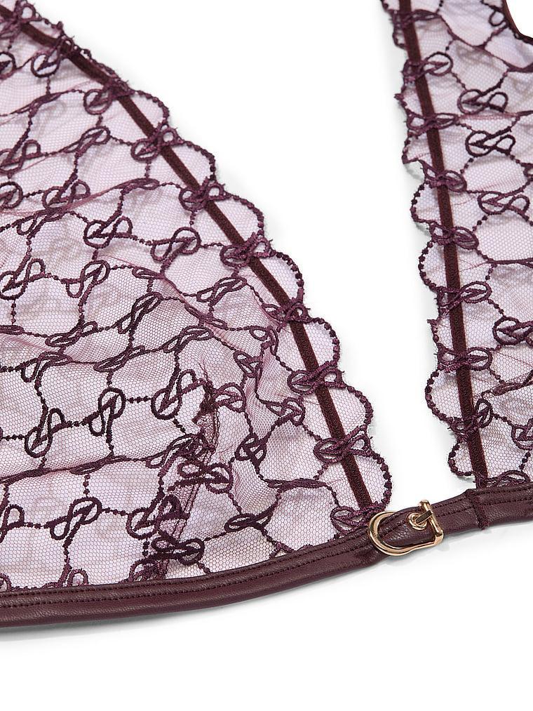 VS Logo Embroidery Triangle Bralette Product Image