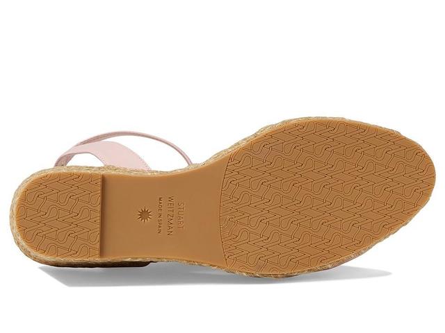 Stuart Weitzman Playa Espadrille Knot Wedge (Ballet/Natural) Women's Shoes Product Image