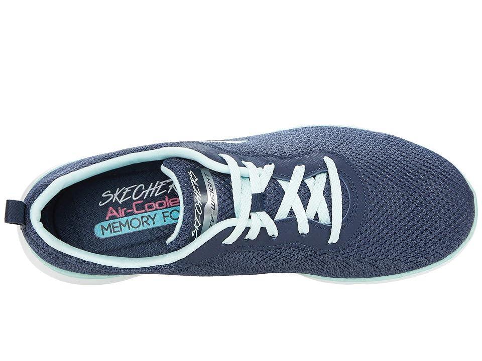 SKECHERS Flex Appeal 3.0 Aqua) Women's Lace up casual Shoes Product Image