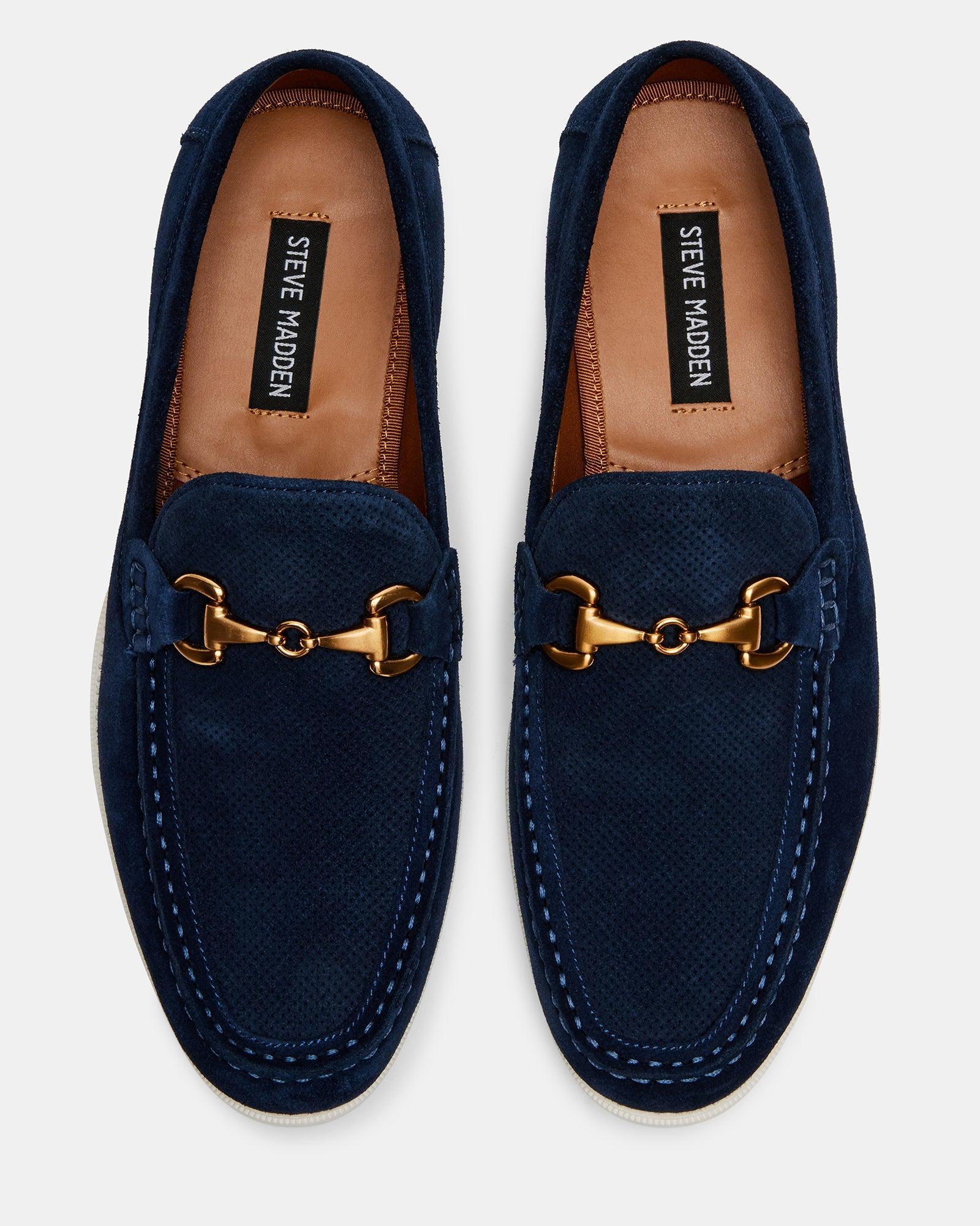 RENZZI NAVY SUEDE Male Product Image