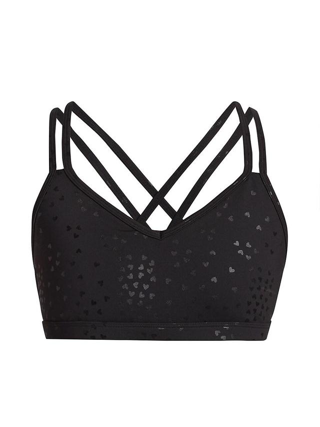 Womens Double Back Heart Sports Bra Product Image