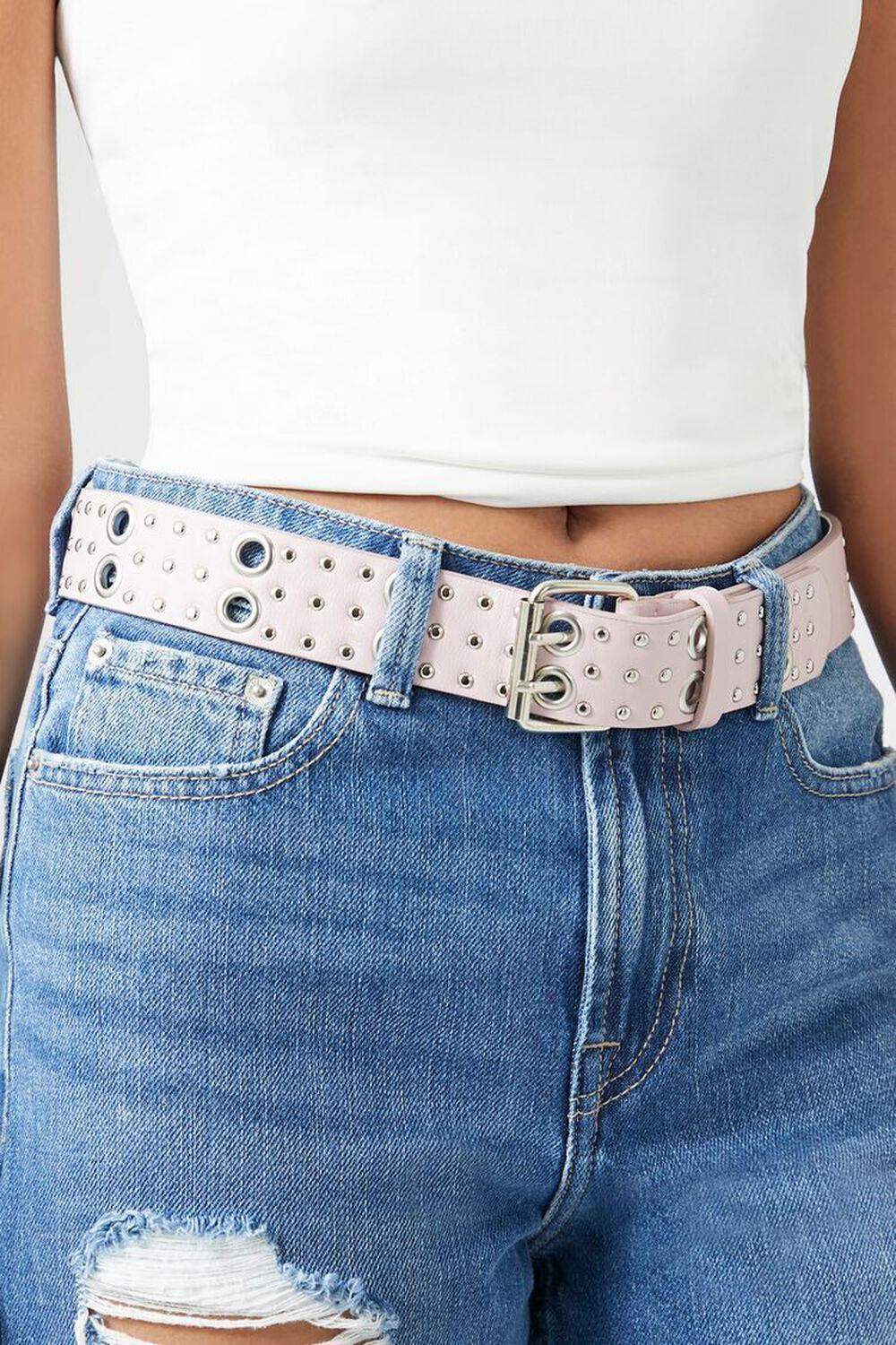 Studded Grommet Faux Leather Belt | Forever 21 Product Image