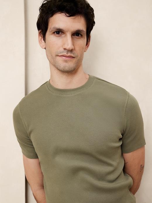 Slim Mini Ribbed T-Shirt Product Image