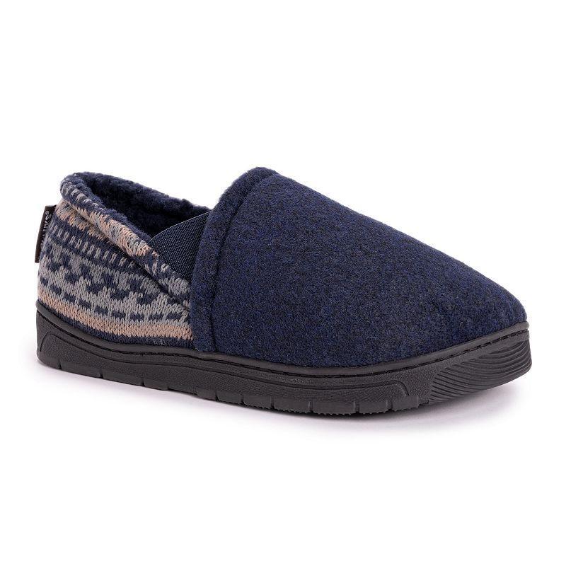 MUK LUKS Kristof Mens Slippers Blue Product Image