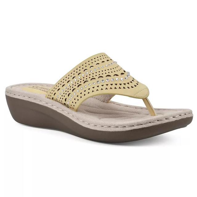 Cliffs by White Mountain Comate Womens Thong Sandals Product Image