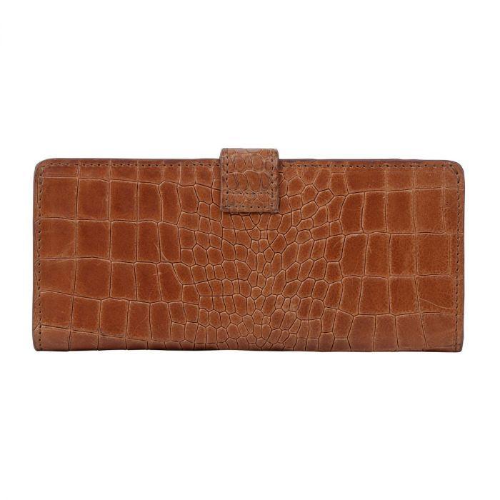 Aero Croc Embossed Leather Wallet Product Image