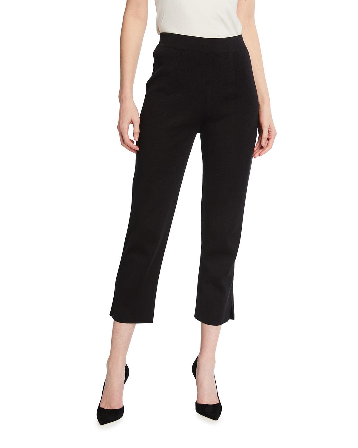 Womens High-Rise Cropped Pants product image