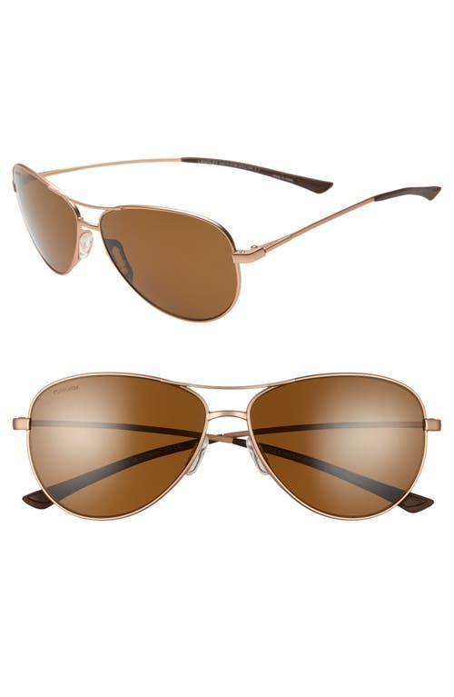 Smith Langley 60mm ChromaPop Polarized Aviator Sunglasses Product Image