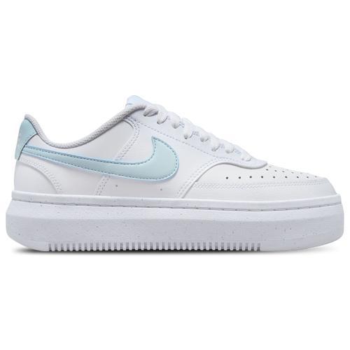 Nike Womens Nike Court Vision Alta - Womens Training Shoes White/Glacier Blue Product Image