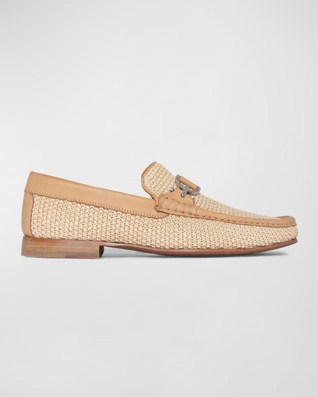 Men's Dacio Raffia Bit Loafers Product Image