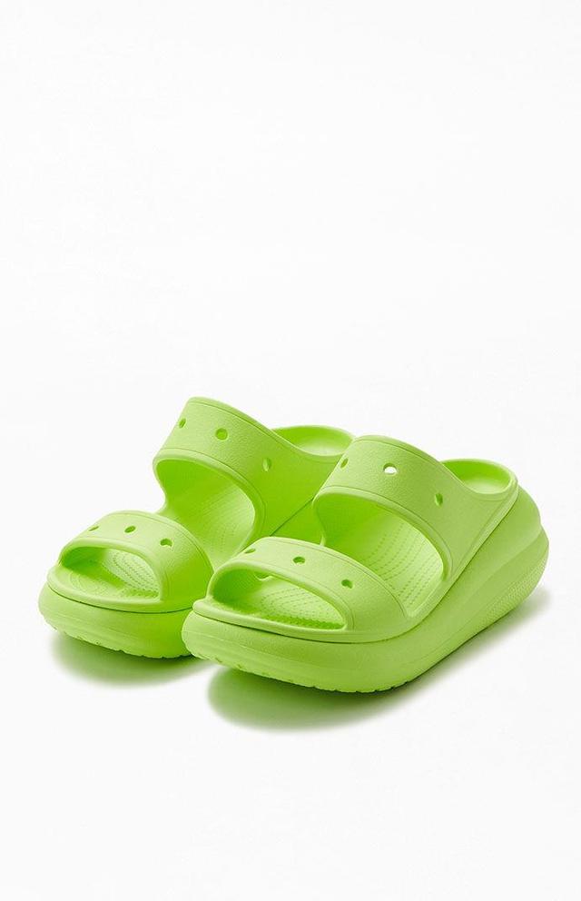Crocs Classic Crush Sandal (Limeade) Shoes Product Image