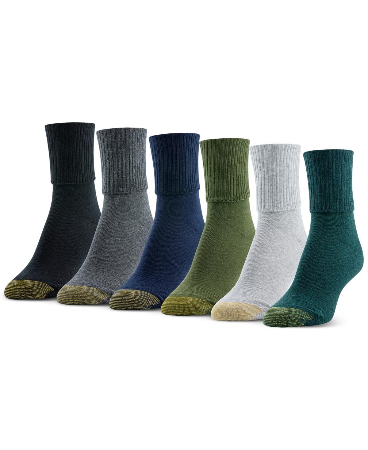 Womens GOLDTOE 6-pack Turn-Cuff Socks Product Image